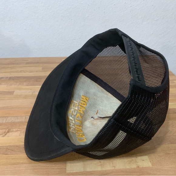 Vintage Craftsman Pro Set Snapback Black Trucker Hat K-Products Caps Made In USA - Picture 7 of 8